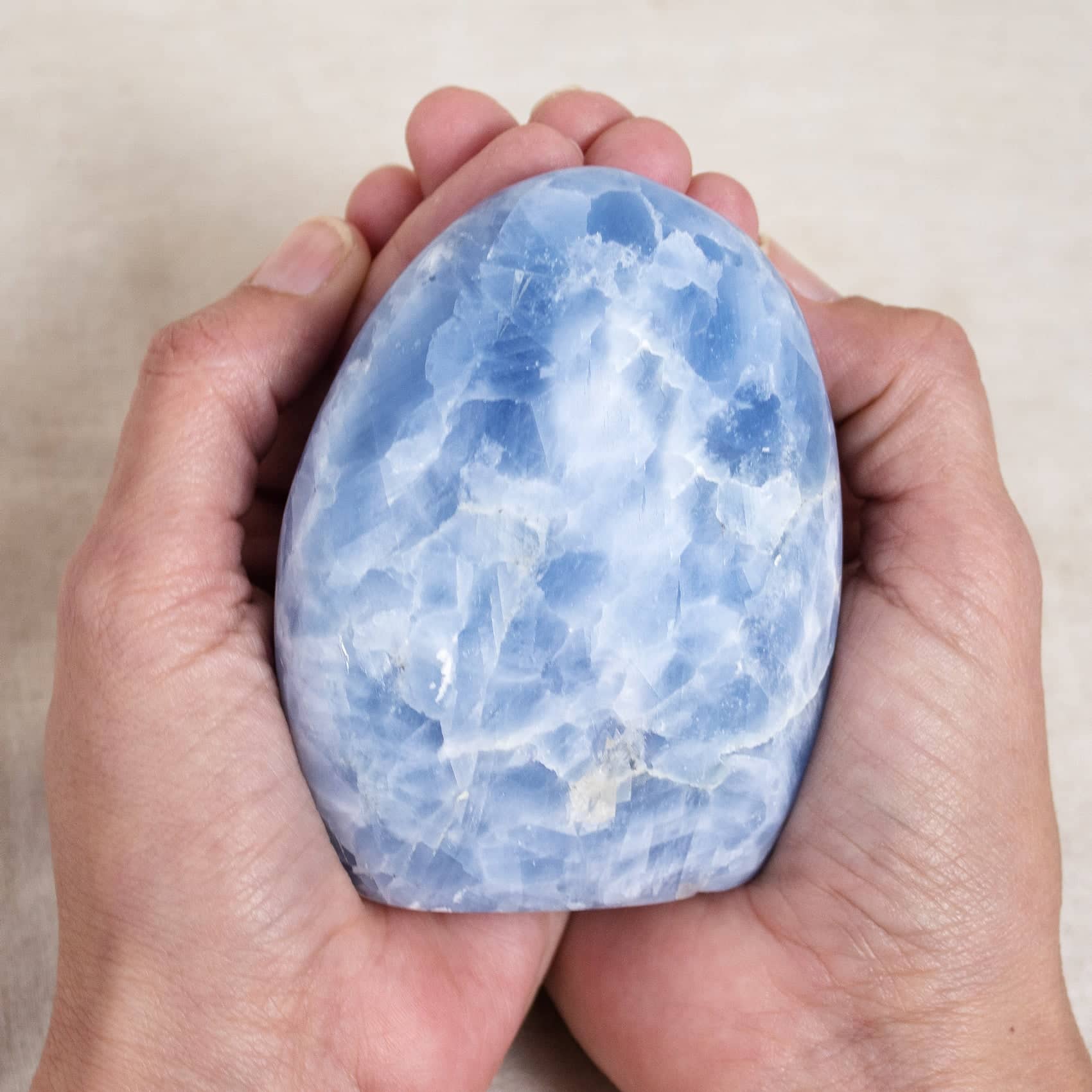 Blue Calcite Freeform Crystals - 1 of a Kind