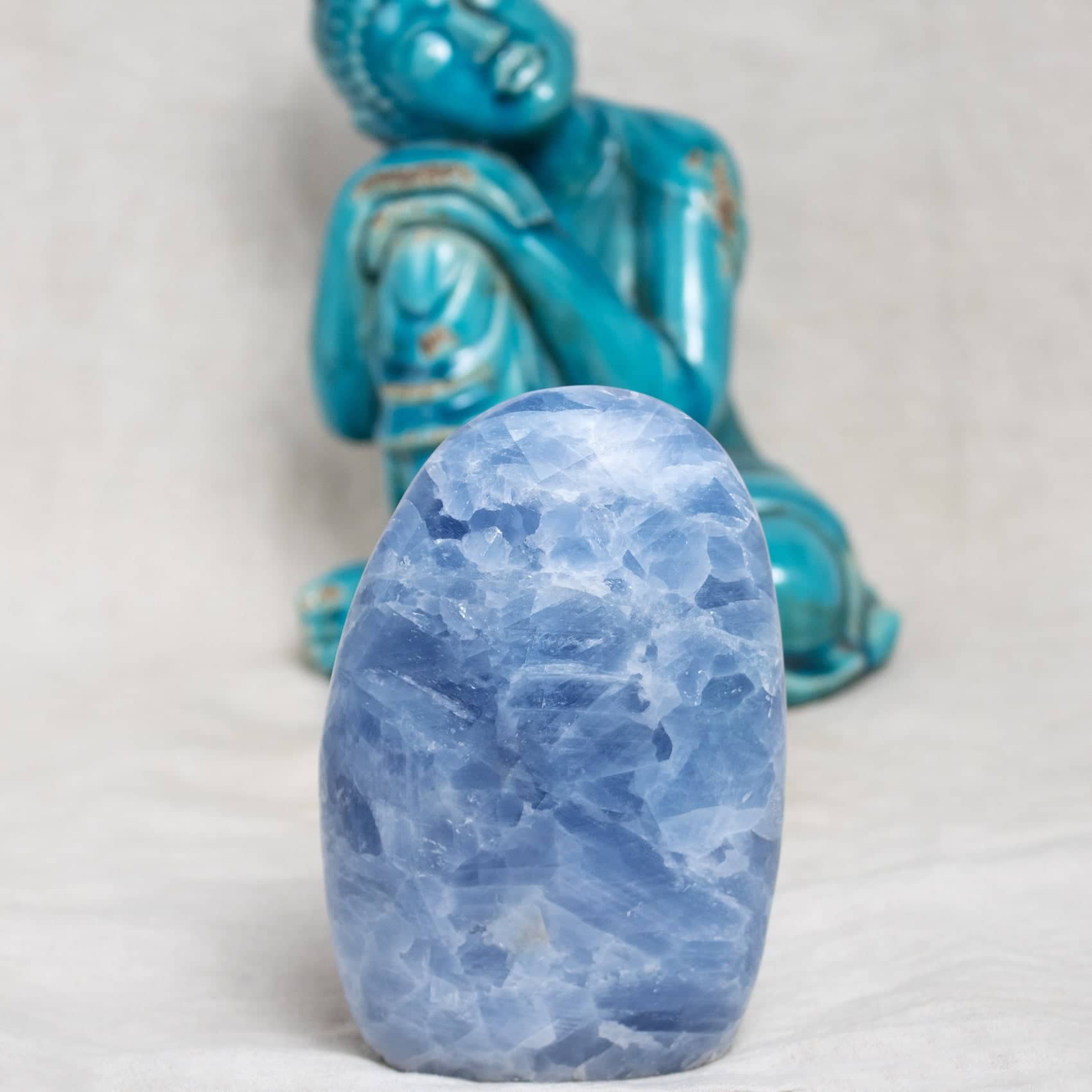 Blue Calcite Freeform Crystals - 1 of a Kind