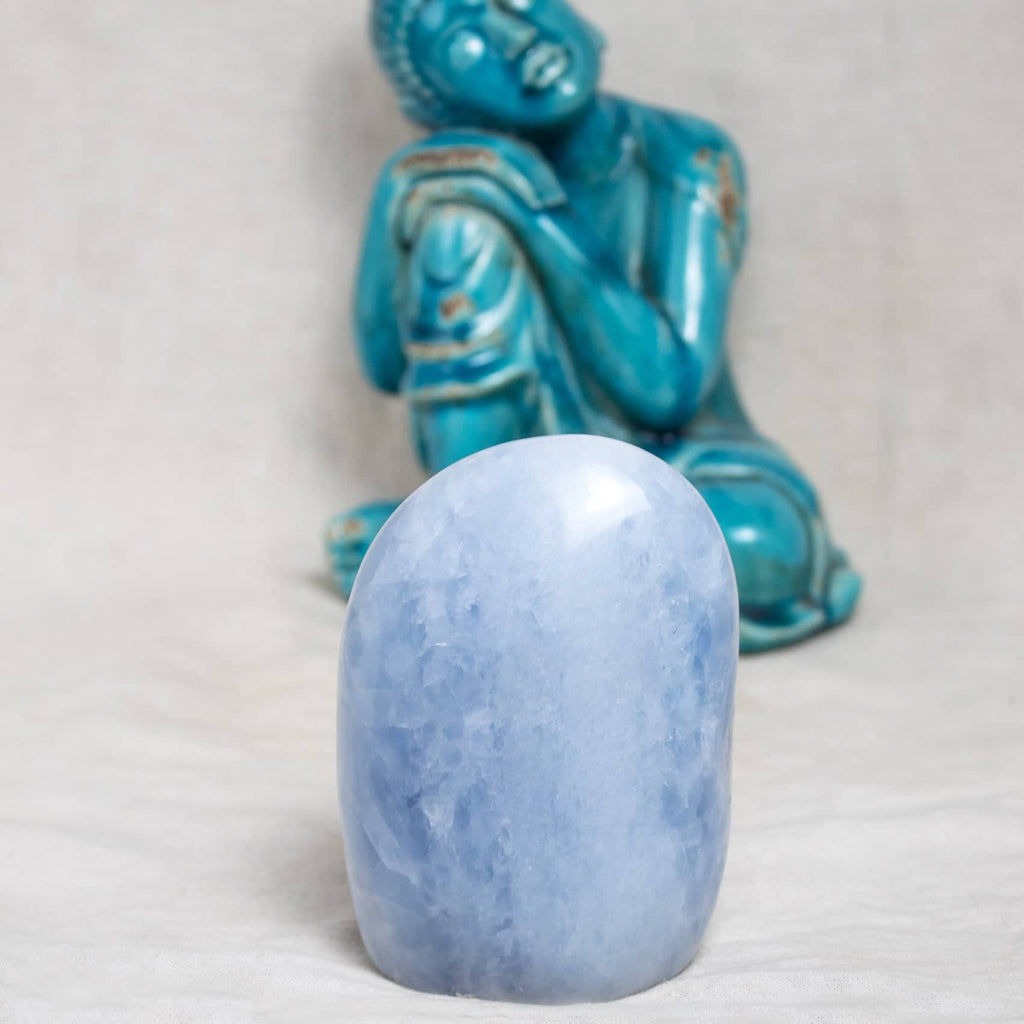 Blue Calcite Freeform Crystals - 1 of a Kind
