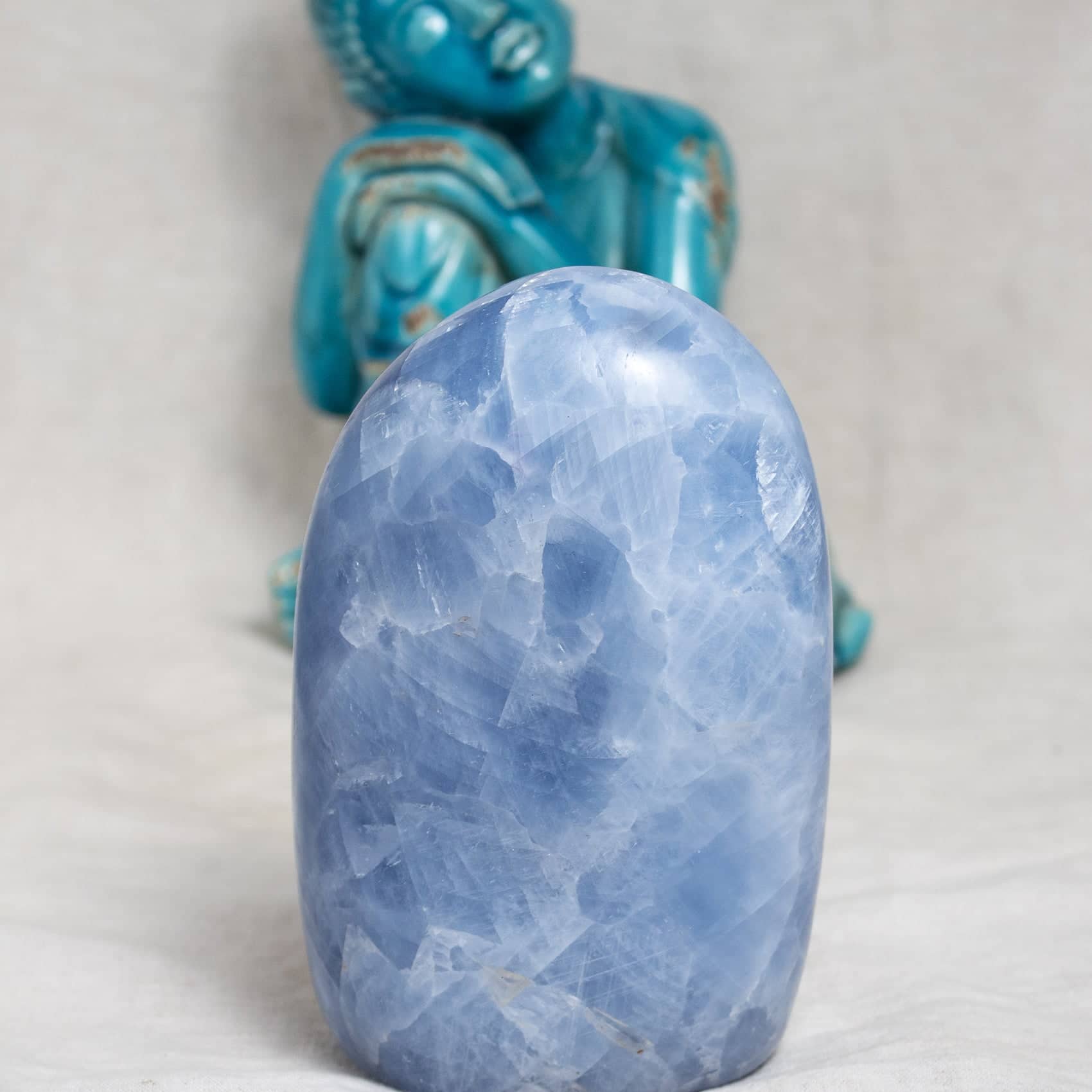 Blue Calcite Freeform Crystals - 1 of a Kind