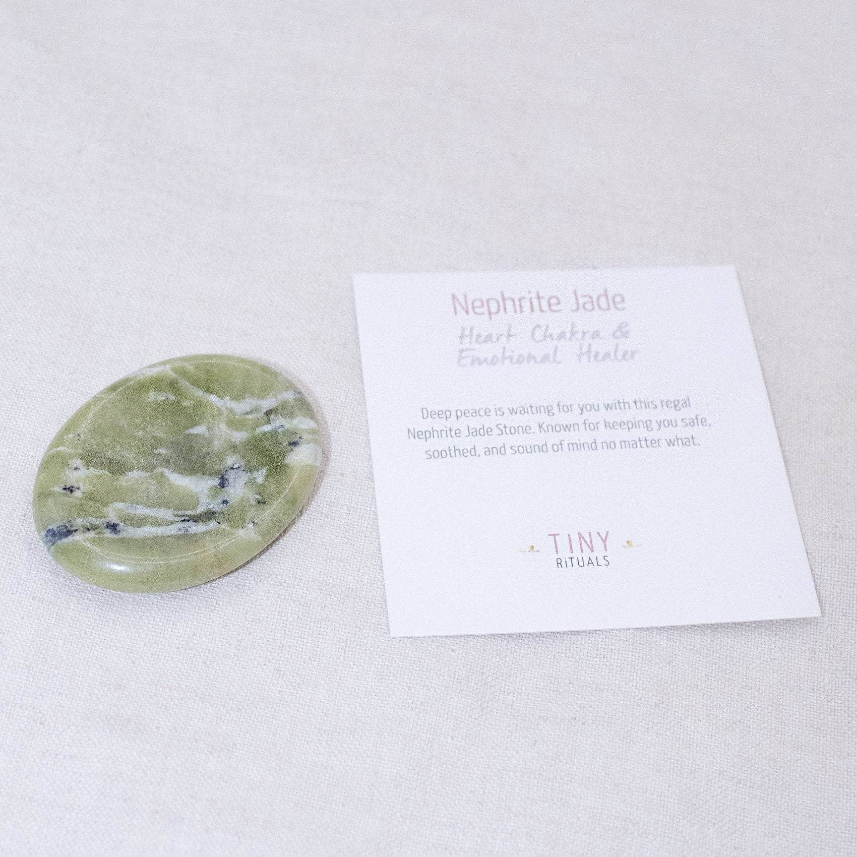 Nephrite Jade Worry Stone