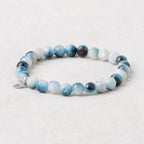Rare Blue Ice Glacierite Energy Bracelet 6mm