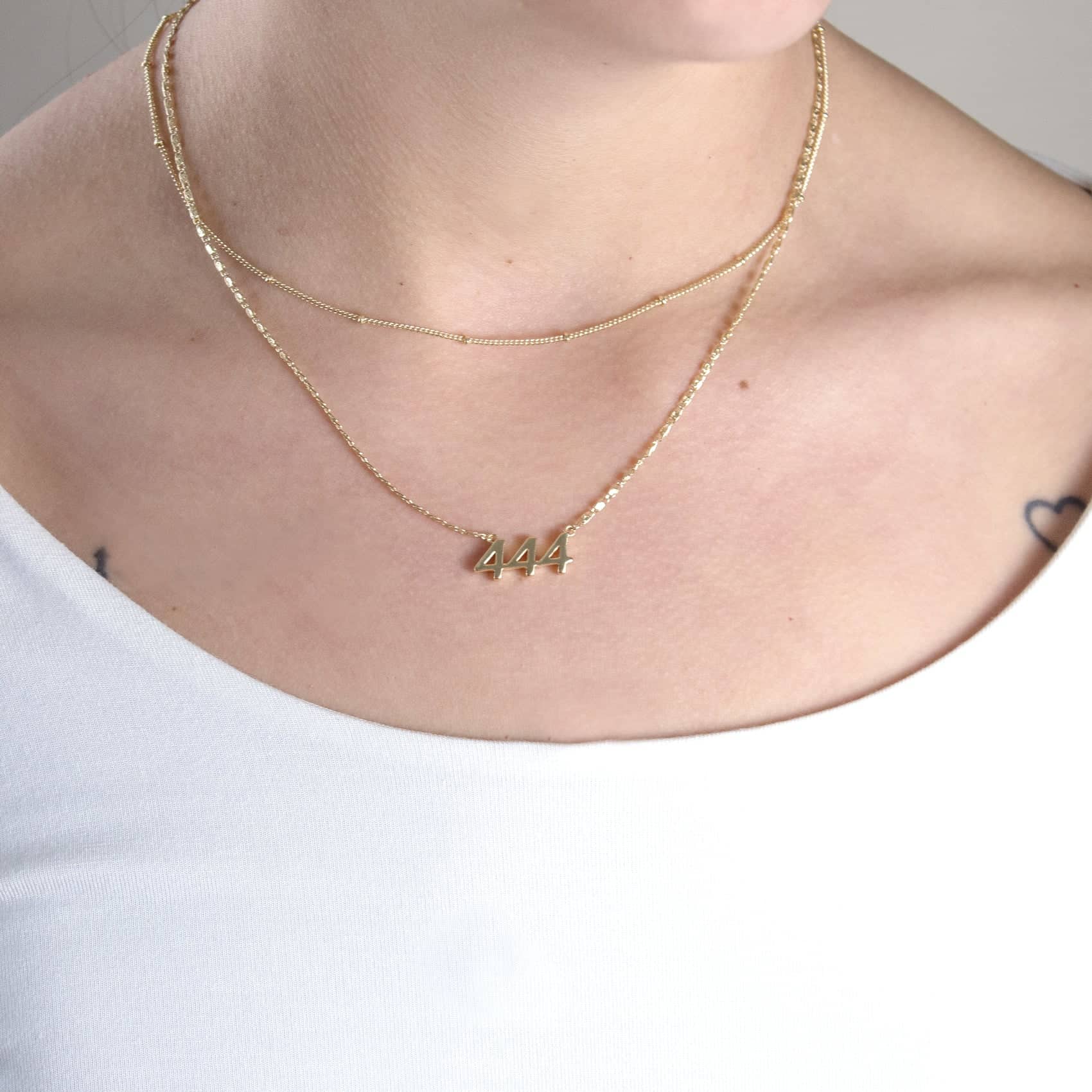 Angel Number Necklaces - Gold or Silver