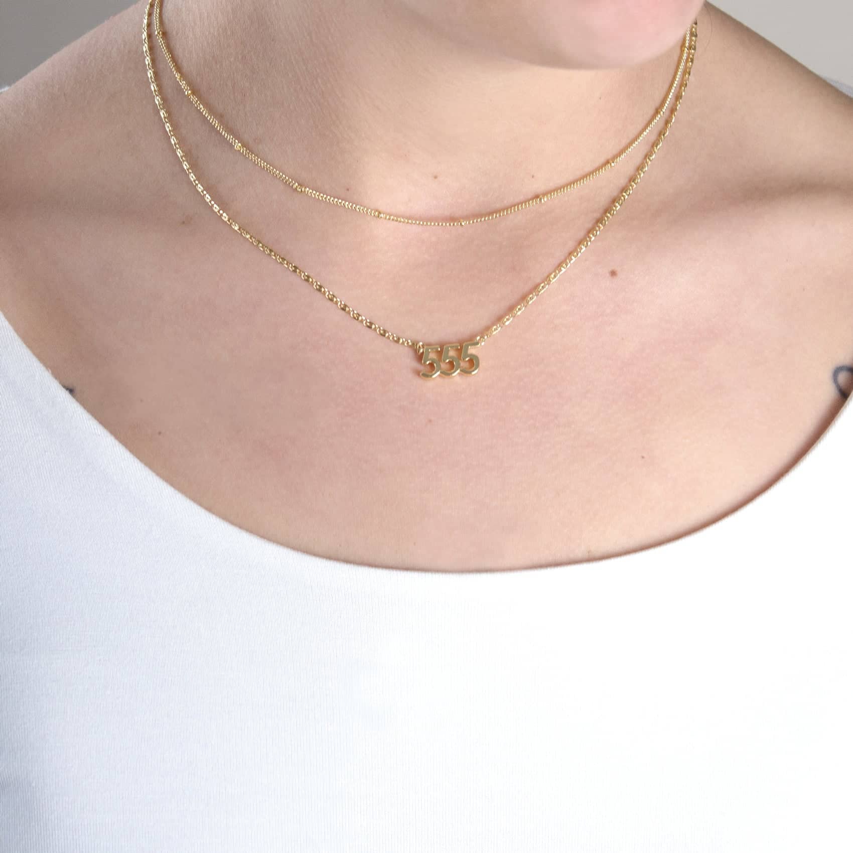 Angel Number Necklaces - Gold or Silver