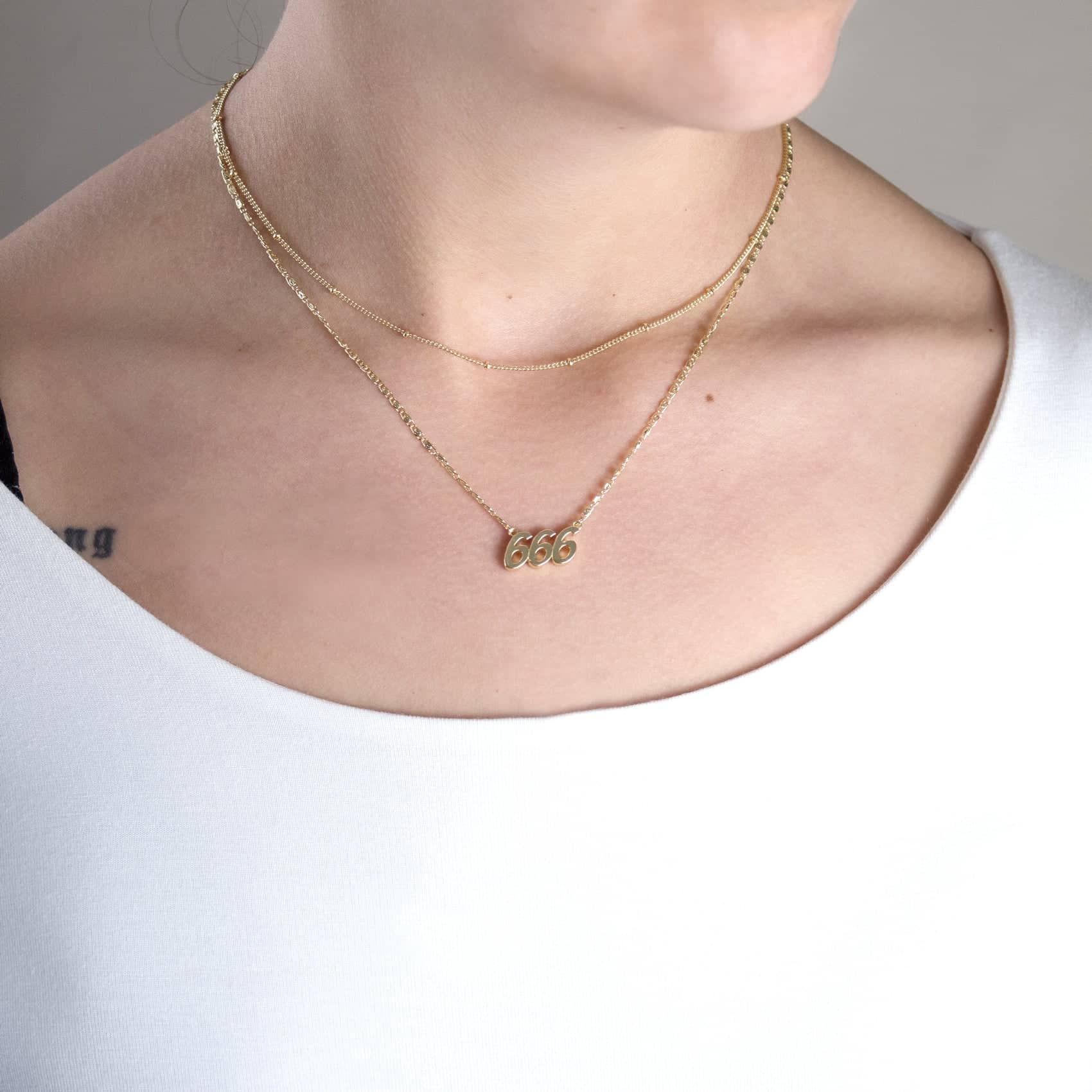 Angel Number Necklaces - Gold or Silver
