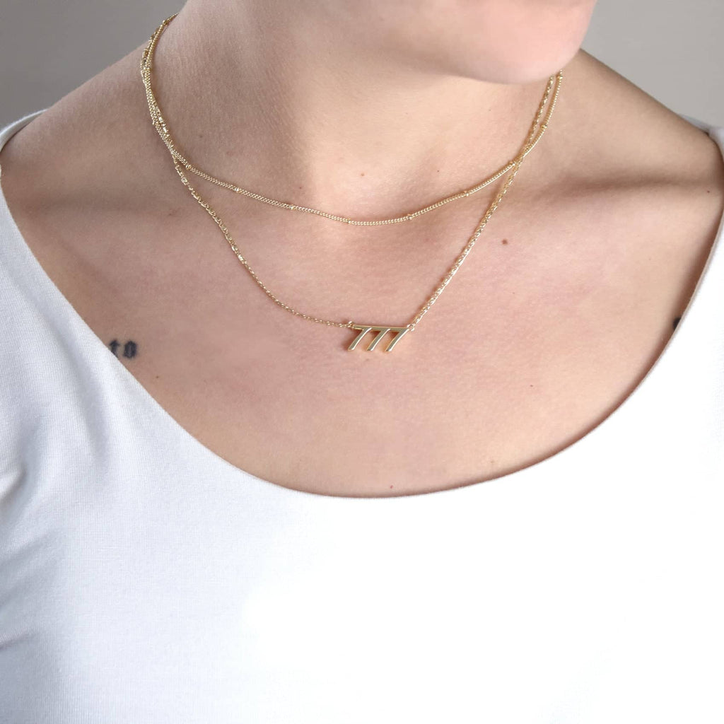 Angel Number Necklaces - Gold or Silver