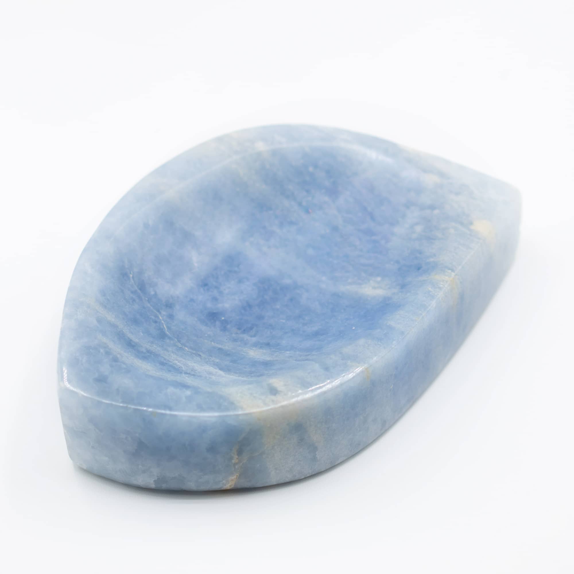 Blue Calcite Freeform Crystal Bowls - 1 of a Kind