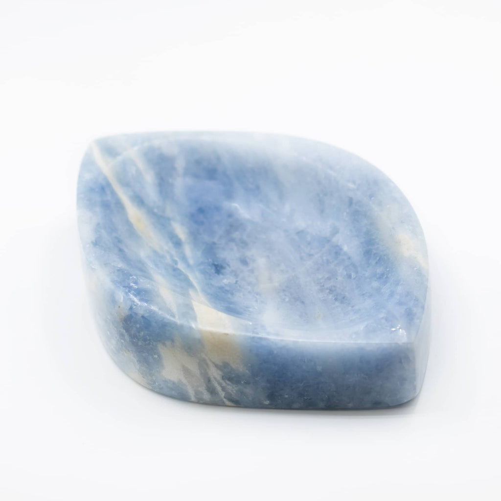 Blue Calcite Freeform Crystal Bowls - 1 of a Kind