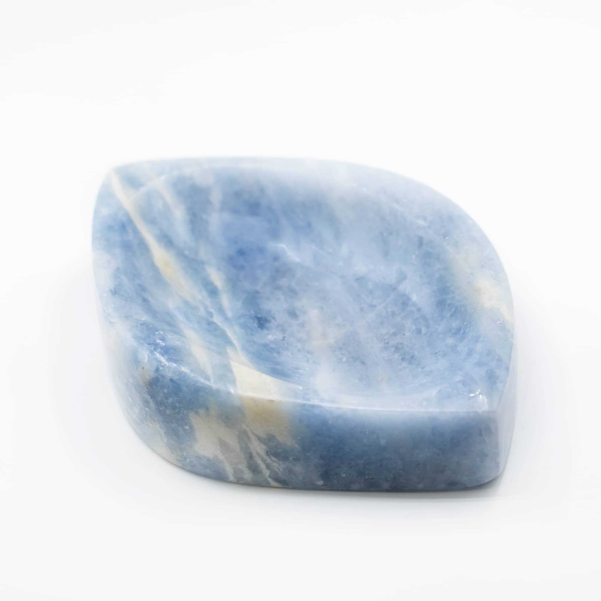 Blue Calcite Freeform Crystal Bowls - 1 of a Kind