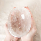 Clear Quartz Crystal Bowl - 1 of a Kind - Large