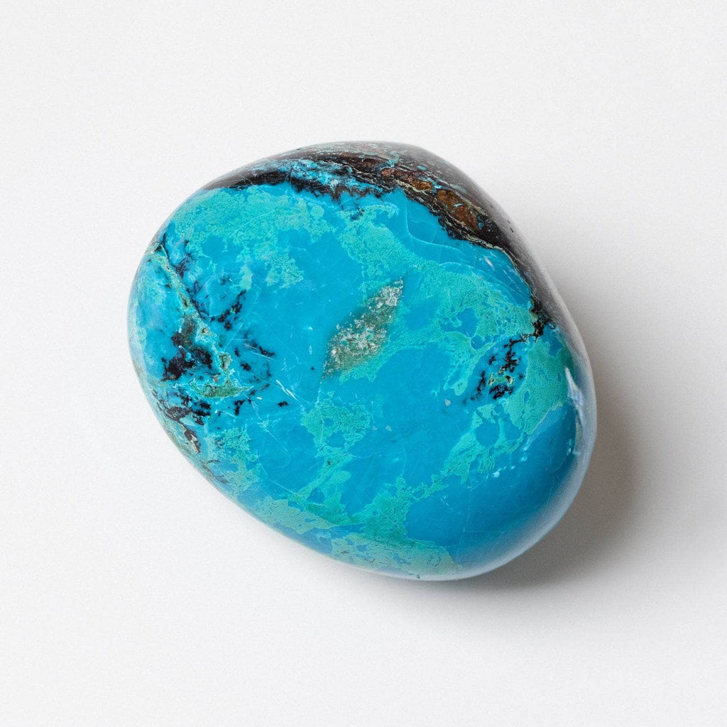 Peruvian Chrysocolla Palm Stone