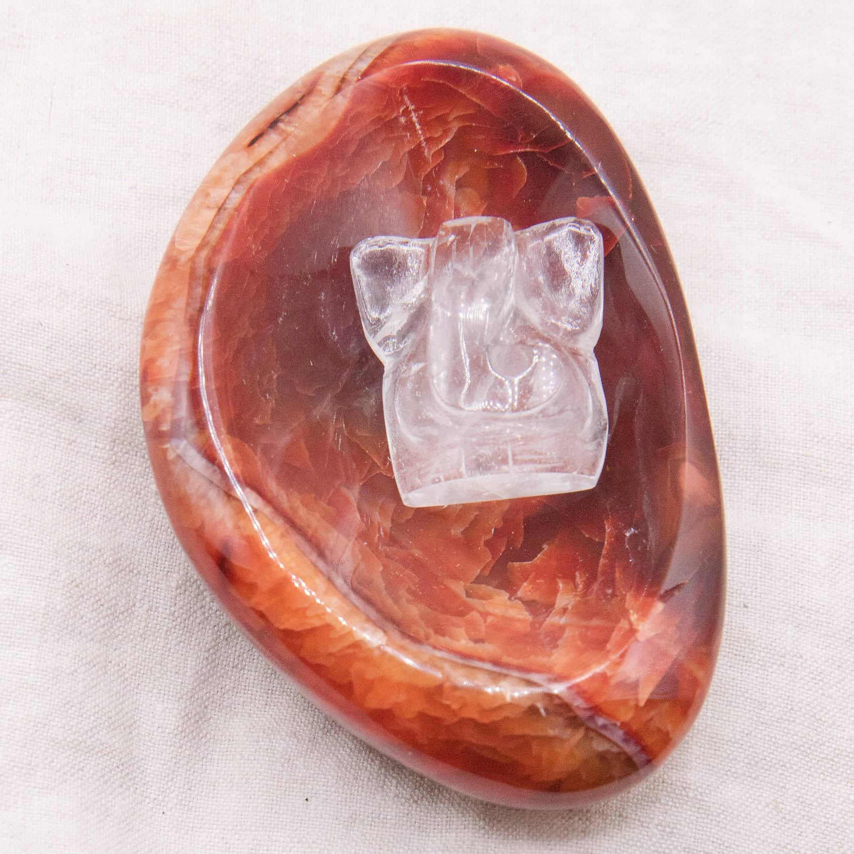 Carnelian Crystal Bowl