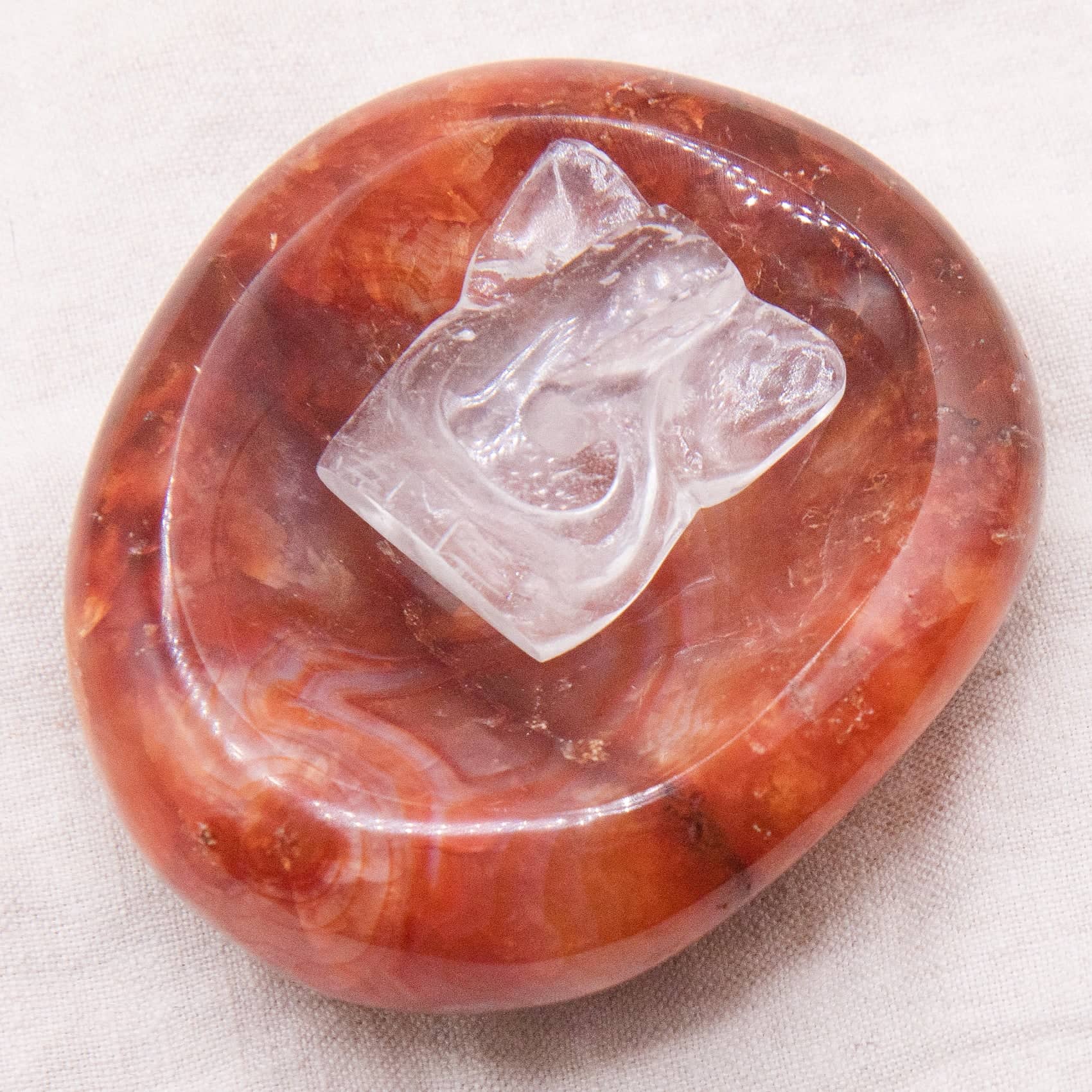 Carnelian Crystal Bowl