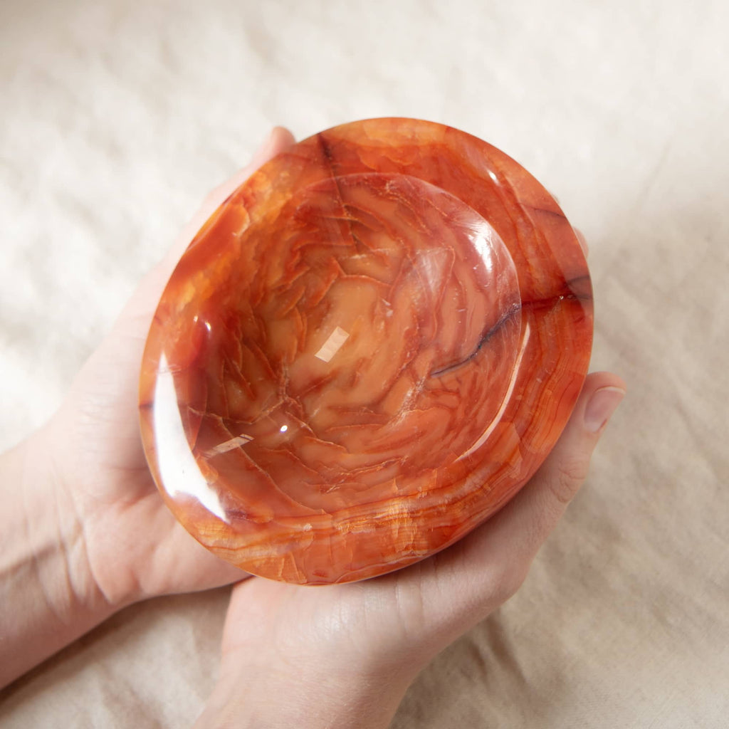 Carnelian Crystal Bowl