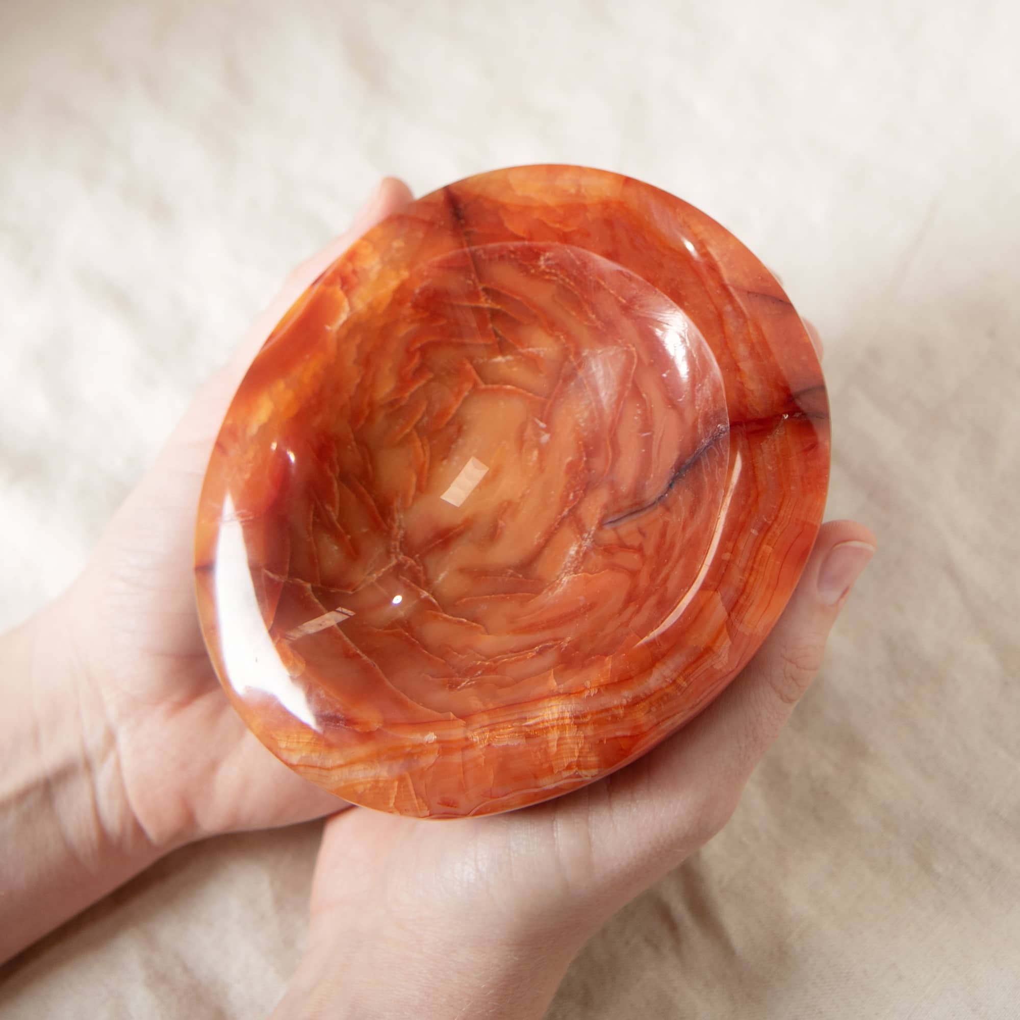 Carnelian Crystal Bowl