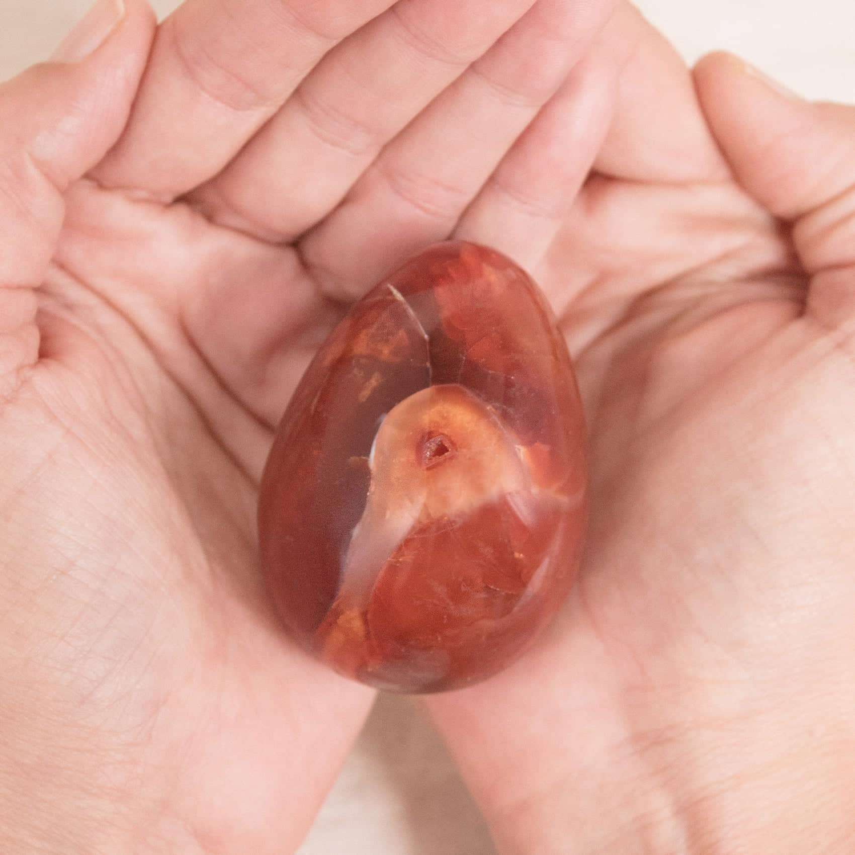 Carnelian Egg - 1 of a Kind
