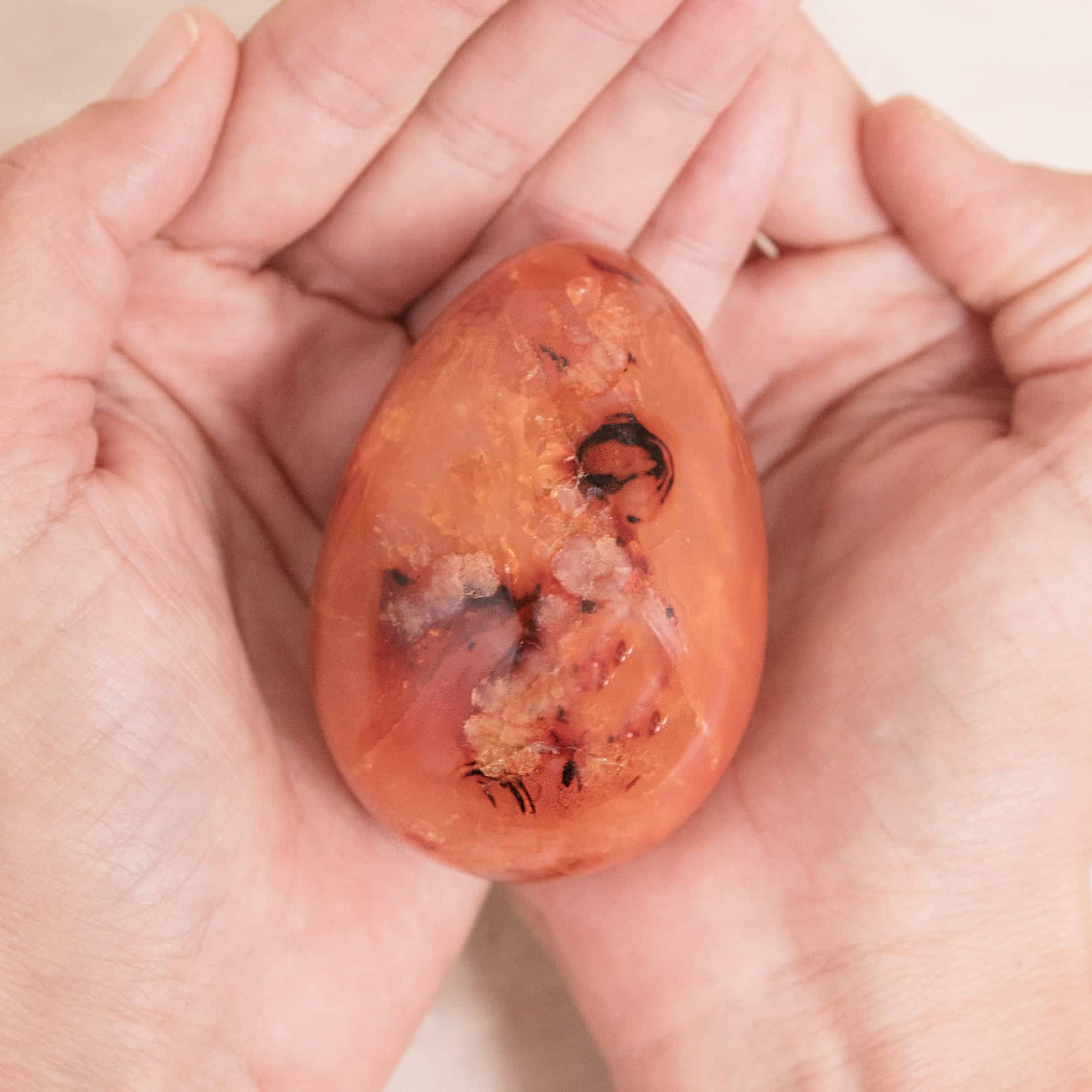 Carnelian Egg - 1 of a Kind
