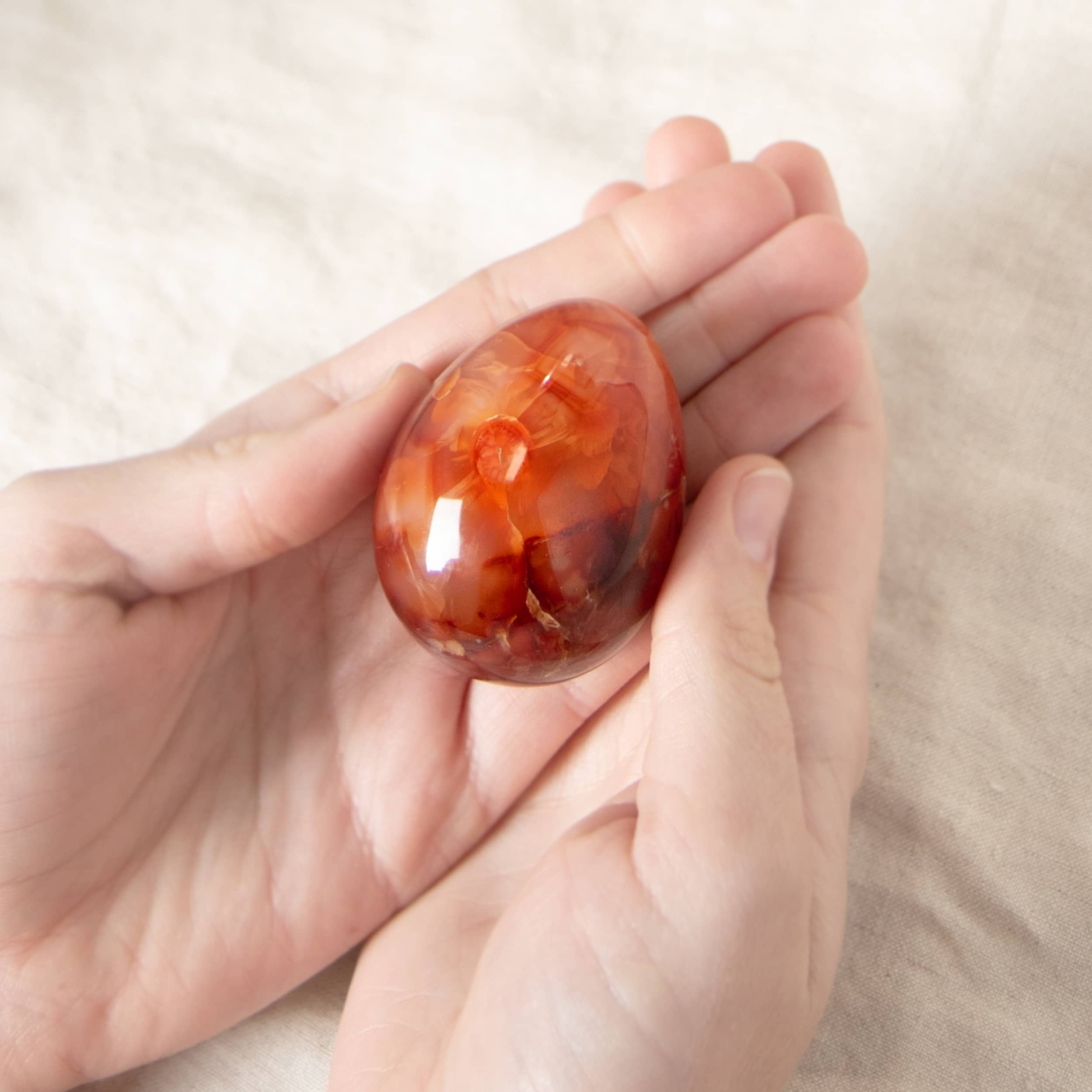 Carnelian Egg - 1 of a Kind