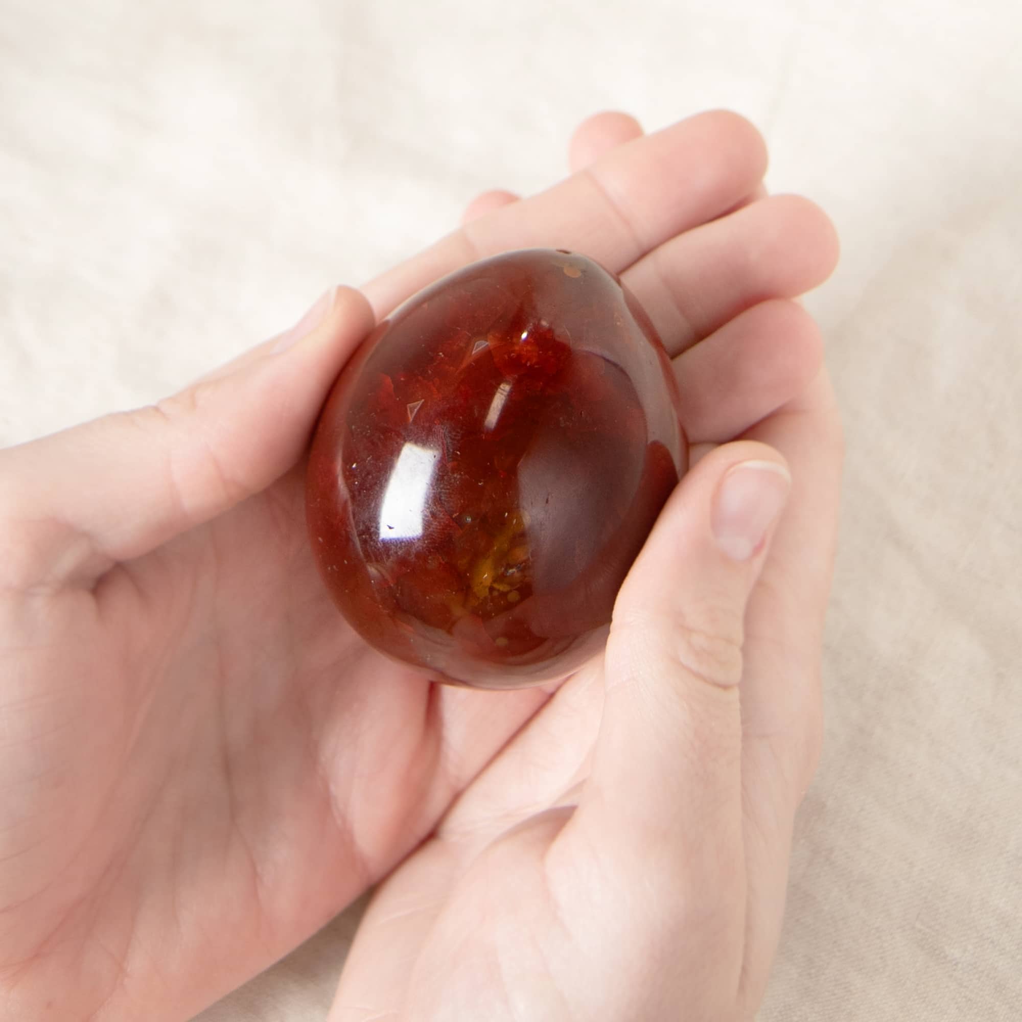 Carnelian Egg - 1 of a Kind