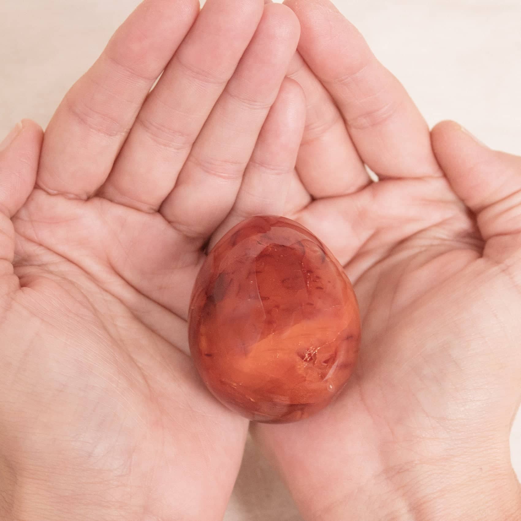 Carnelian Egg - 1 of a Kind