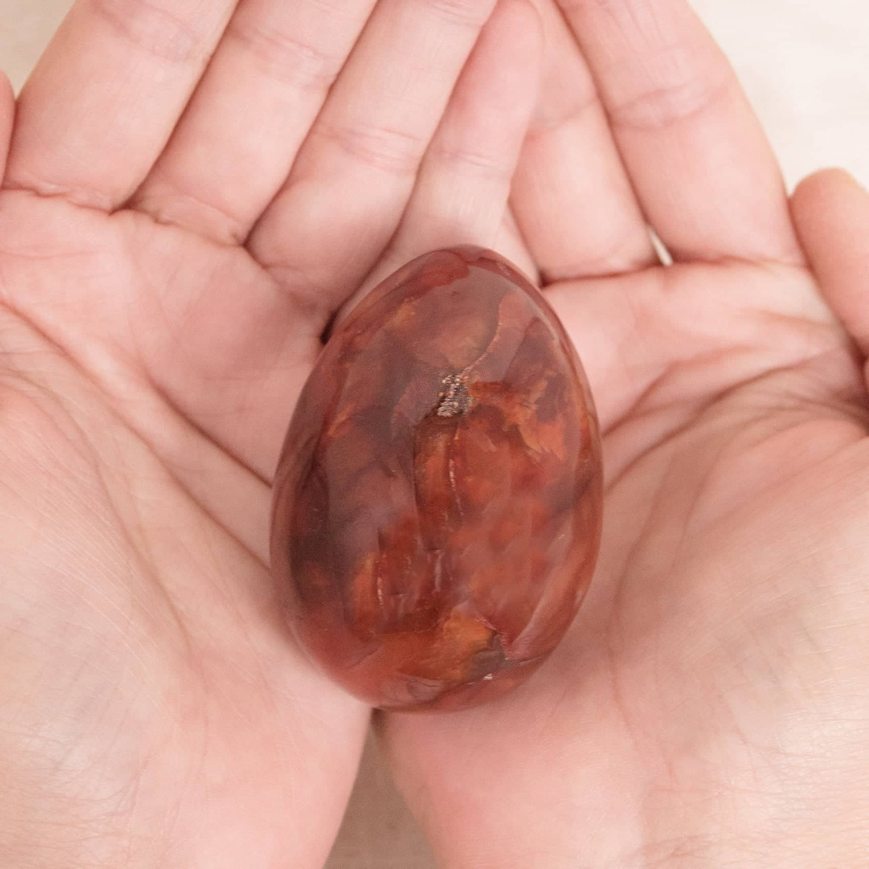 Carnelian Egg - 1 of a Kind