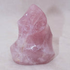 Rose Quartz Flame Crystals - 1 of a Kind