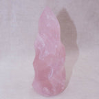 Rose Quartz Flame Crystals - 1 of a Kind