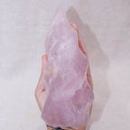 Rose Quartz Flame Crystals - 1 of a Kind