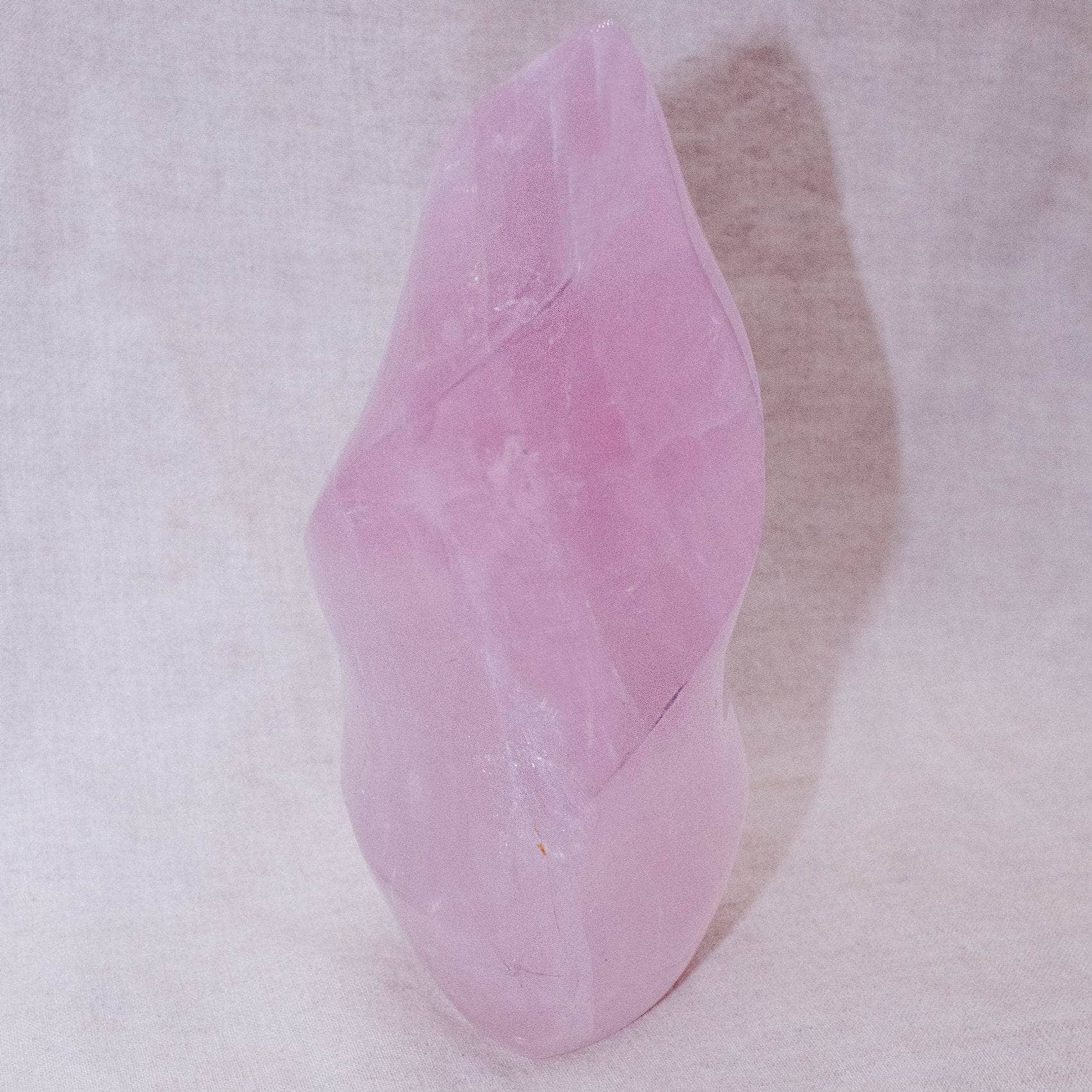 Rose Quartz Flame Crystals - 1 of a Kind