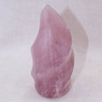 Rose Quartz Flame Crystals - 1 of a Kind