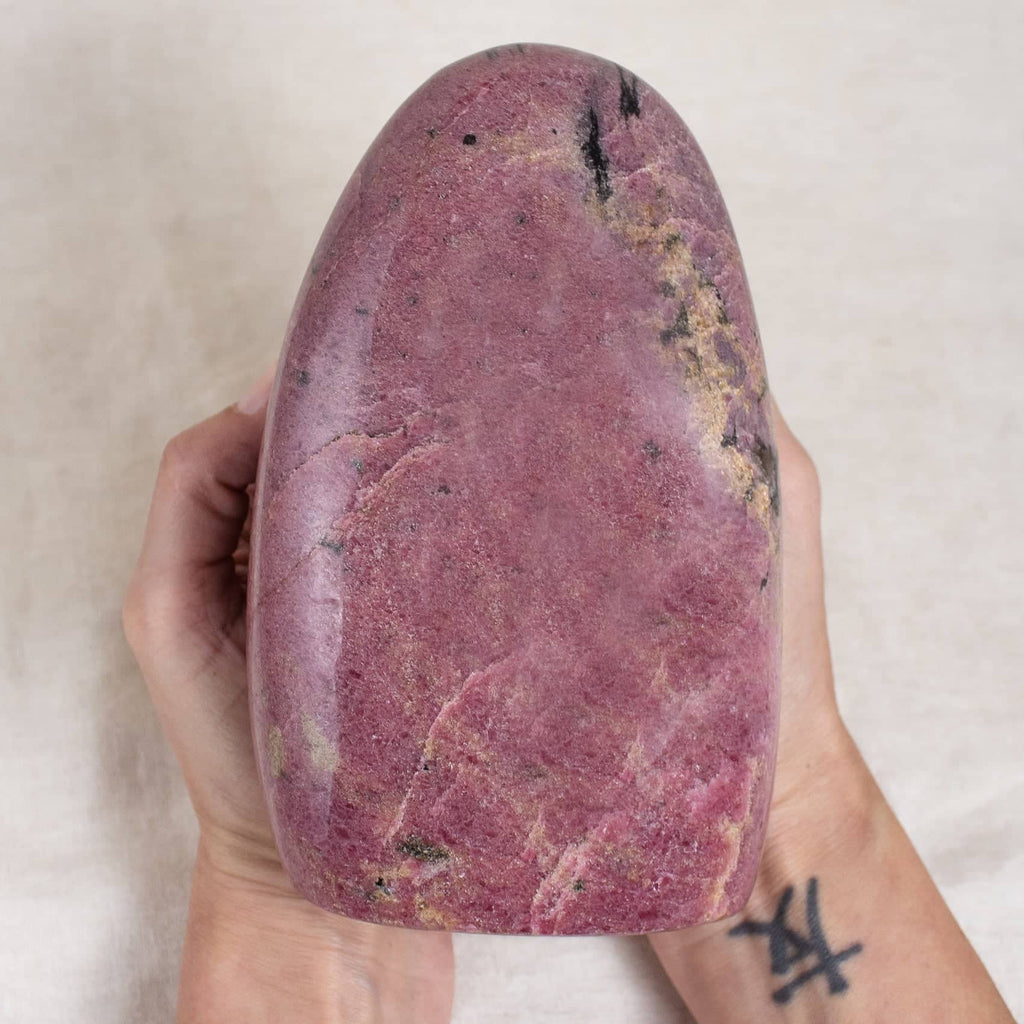 Rhodonite Freeform - 1 of a Kind - AAA Premium Quality