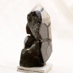 Rare Black Septarian Geode Freeform Crystal - 1 of a Kind