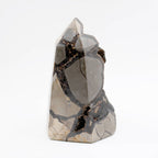 Rare Black Septarian Geode Freeform Crystal - 1 of a Kind
