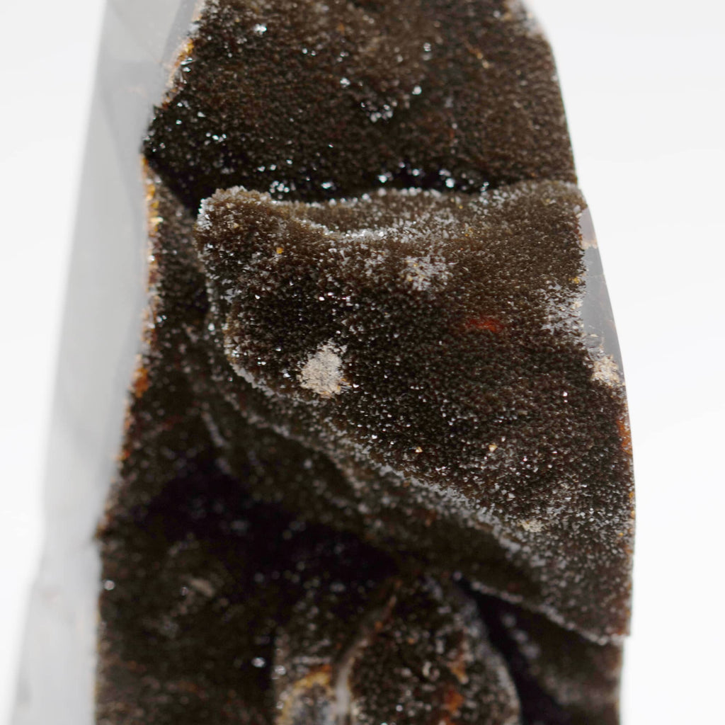 Rare Black Septarian Geode Freeform Crystal - 1 of a Kind