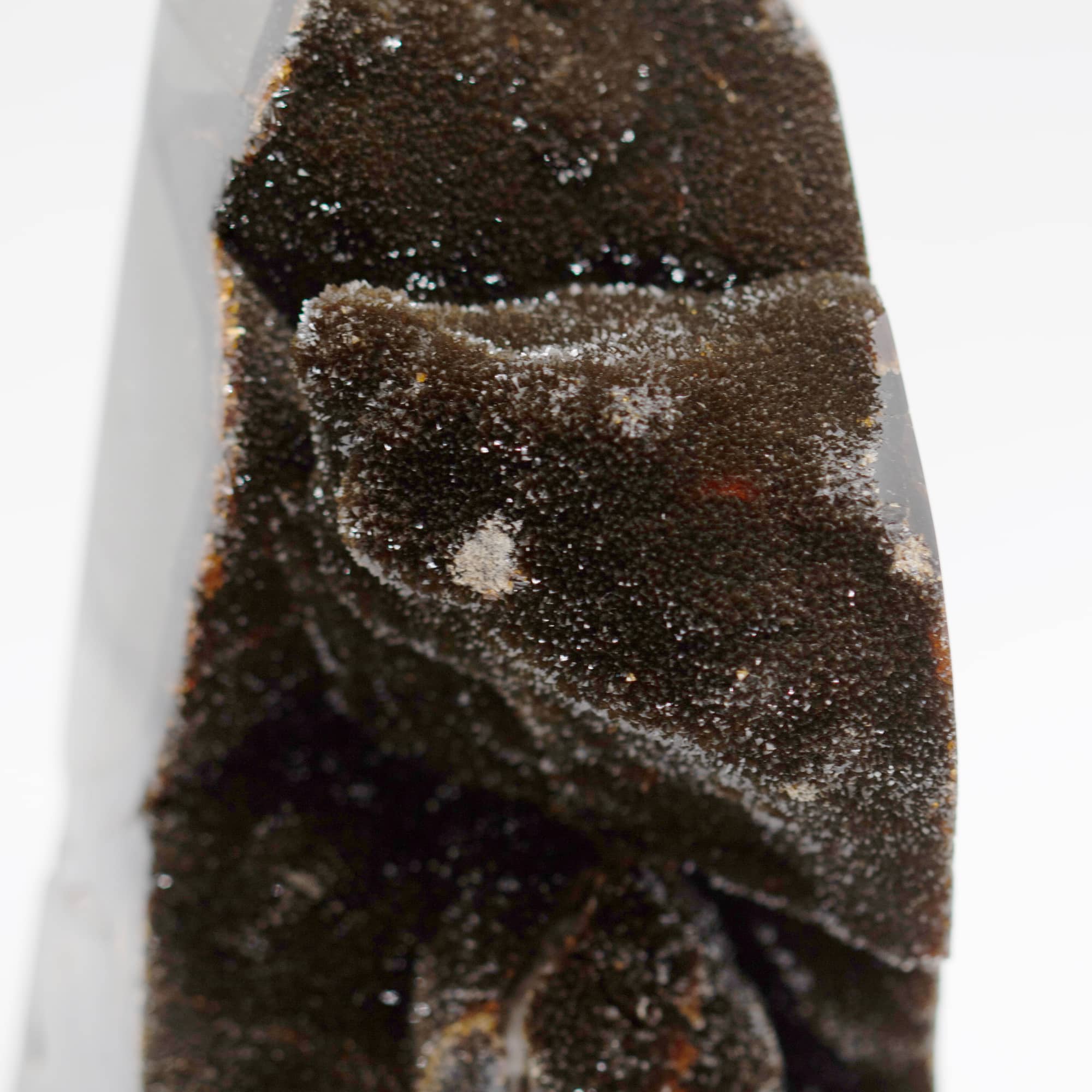Rare Black Septarian Geode Freeform Crystal - 1 of a Kind