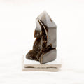 Rare Black Septarian Geode Freeform Crystal - 1 of a Kind