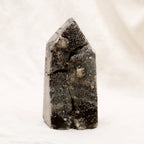 Rare Black Septarian Geode Freeform Crystal - 1 of a Kind