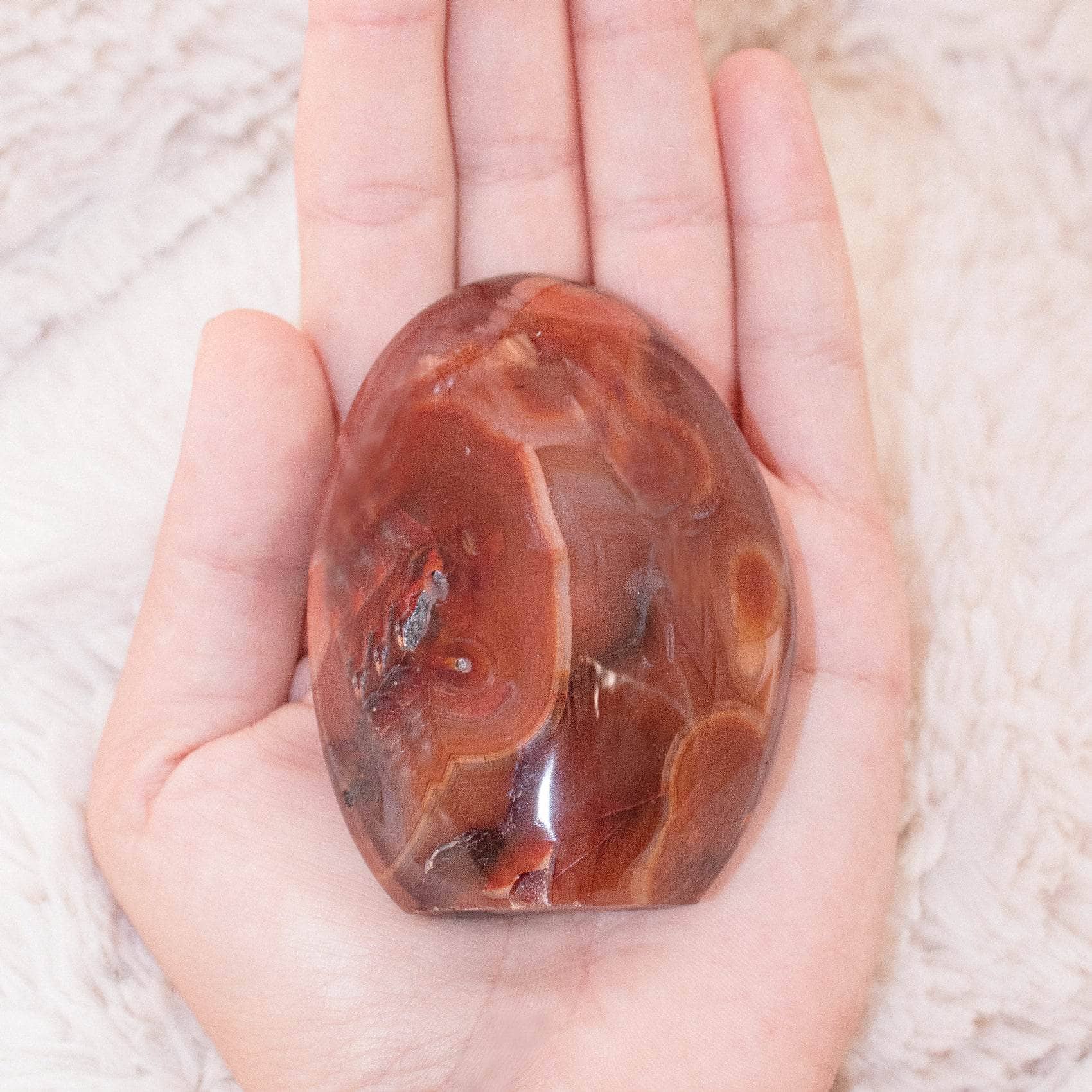 Carnelian Freeform Crystals - 1 of a Kind