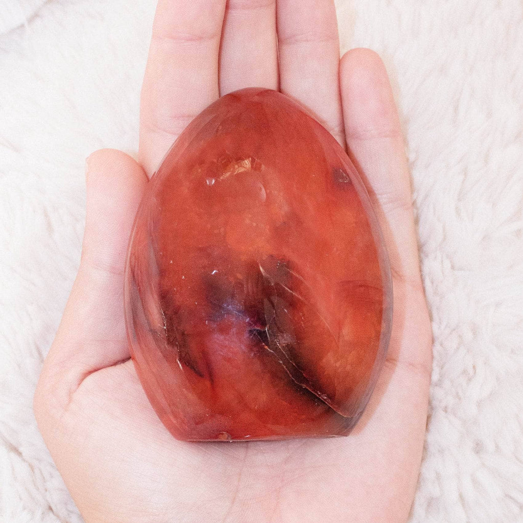 Carnelian Freeform Crystals - 1 of a Kind