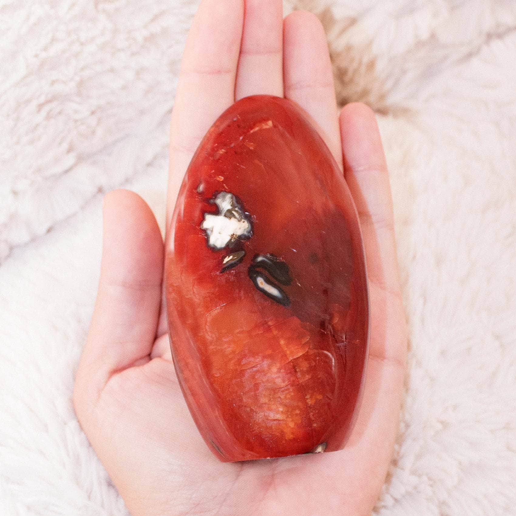 Carnelian Freeform Crystals - 1 of a Kind