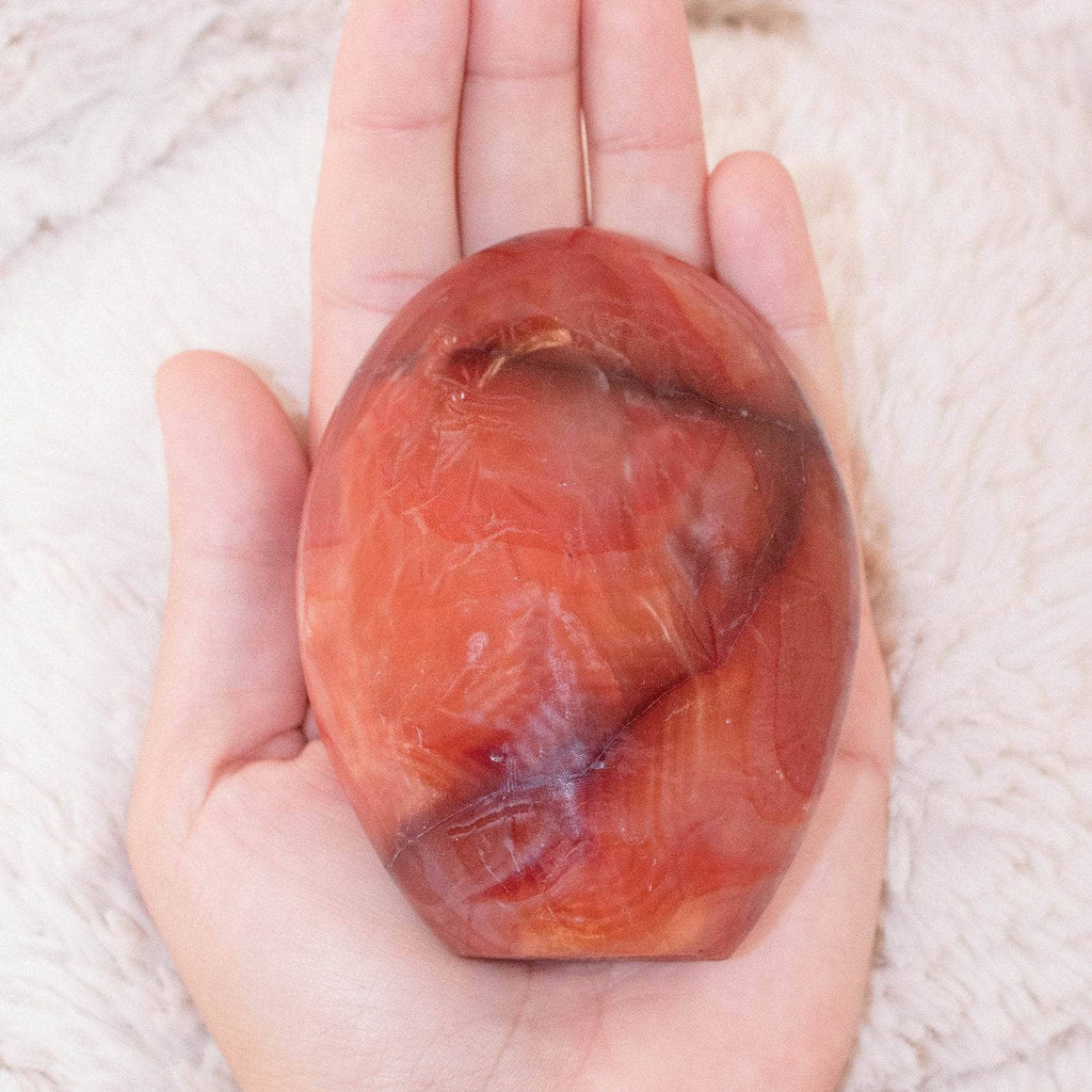Carnelian Freeform Crystals - 1 of a Kind