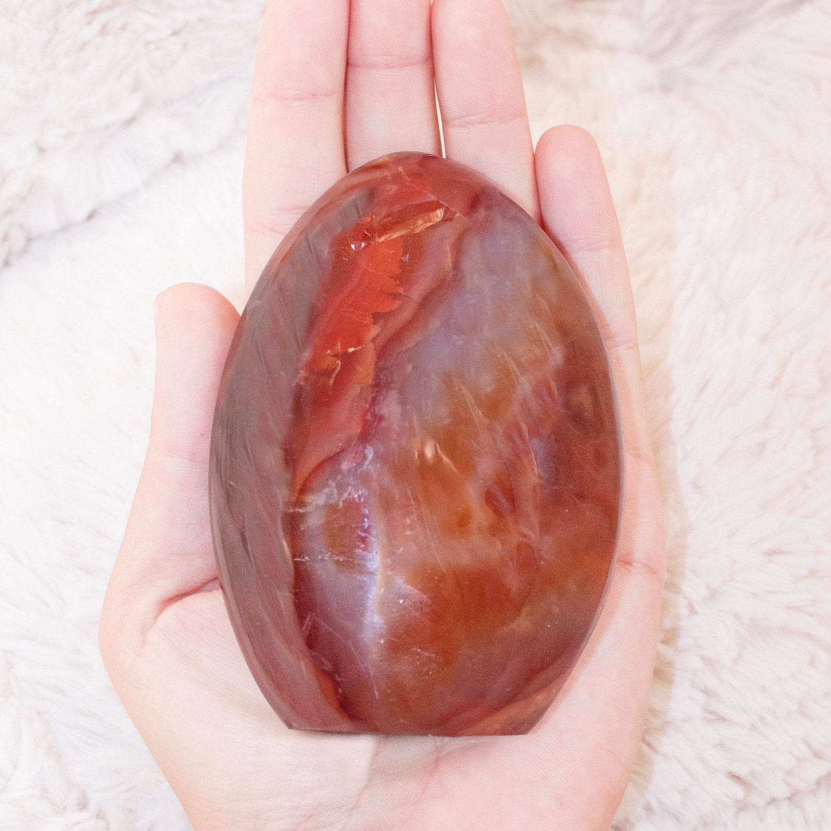 Carnelian Freeform Crystals - 1 of a Kind