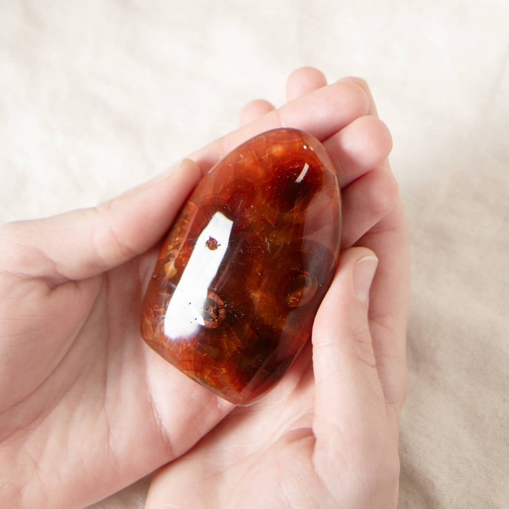 Carnelian Freeform Crystals - 1 of a Kind