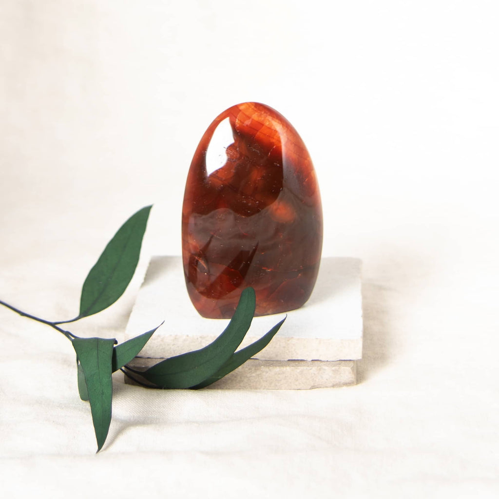 Carnelian Freeform Crystals - 1 of a Kind