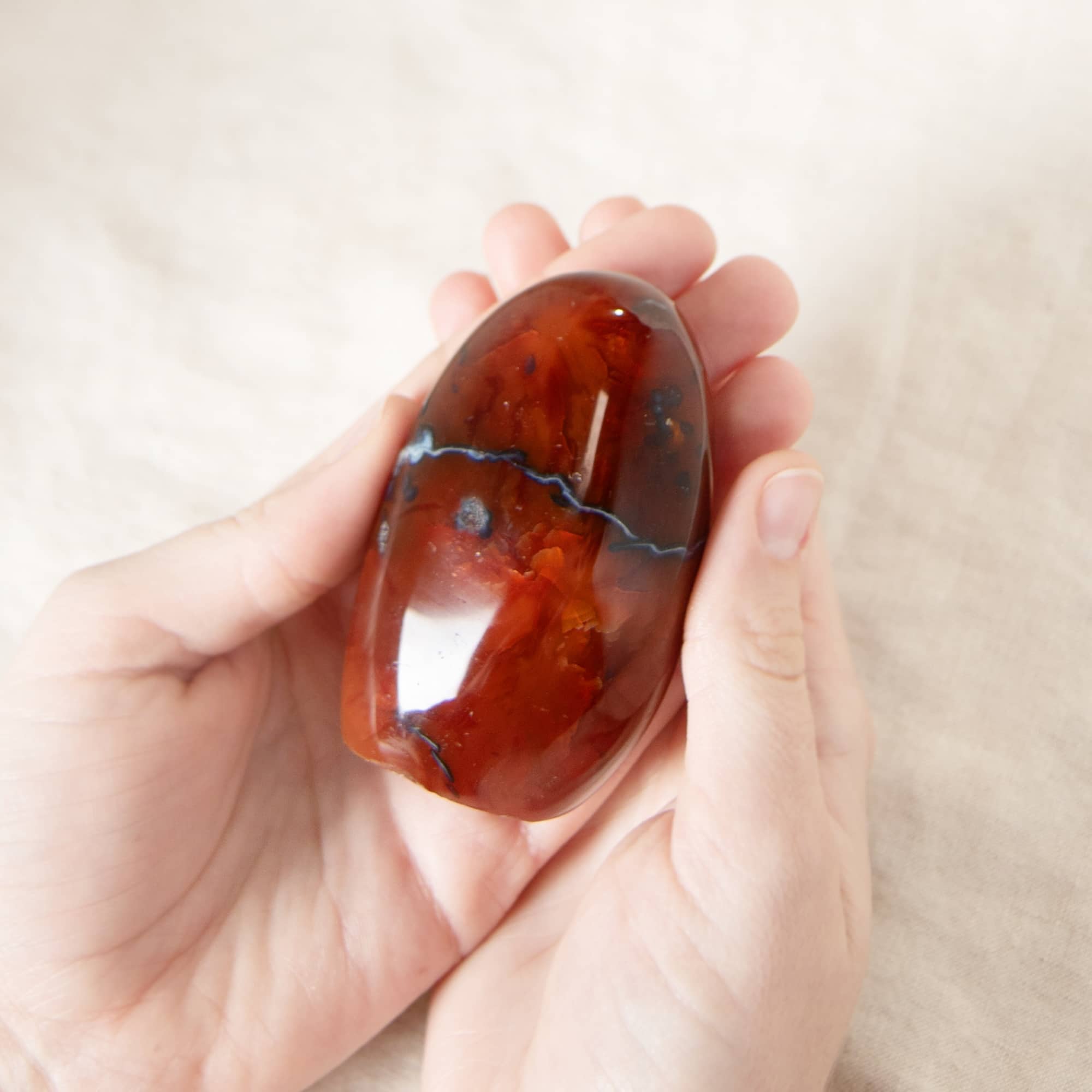Carnelian Freeform Crystals - 1 of a Kind