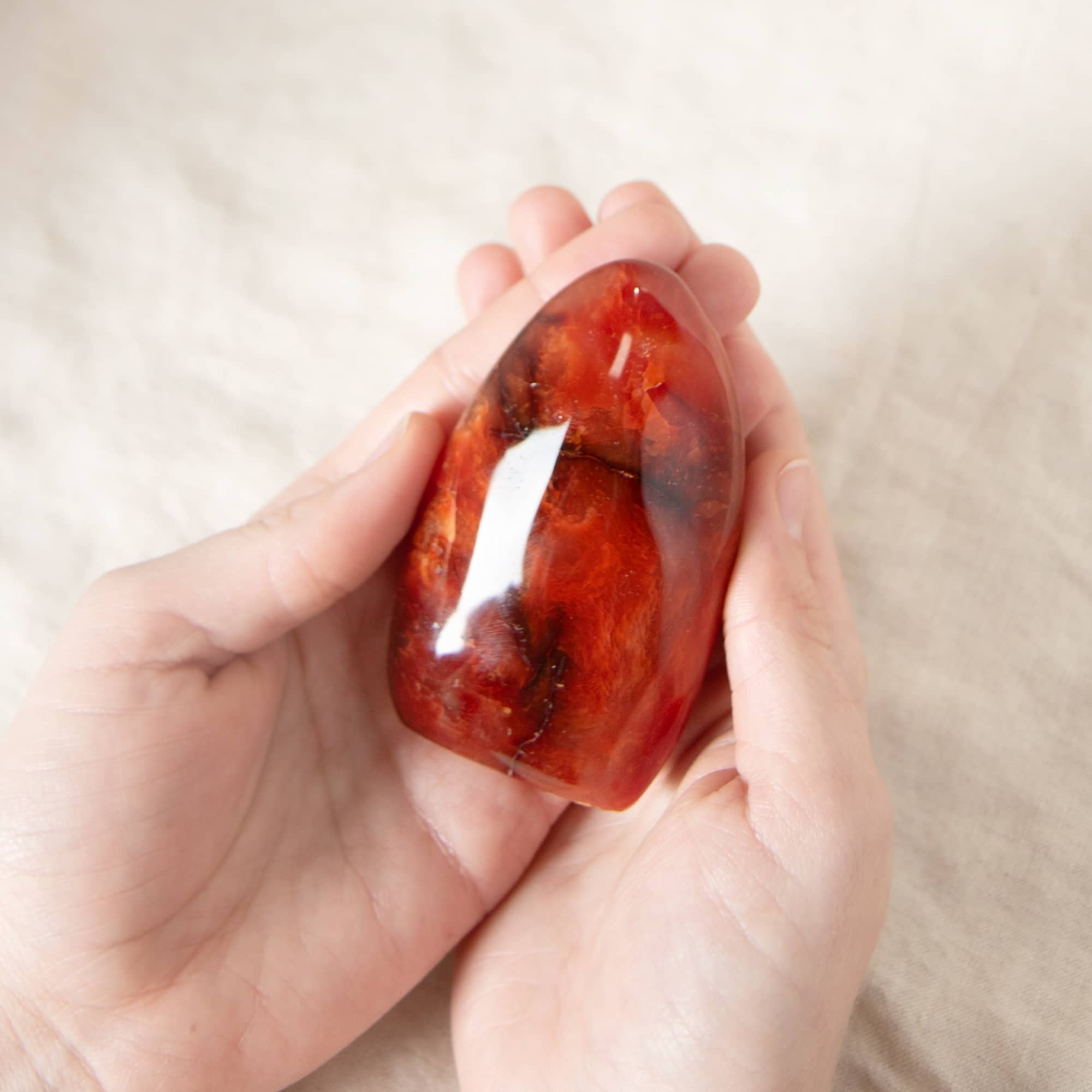 Carnelian Freeform Crystals - 1 of a Kind
