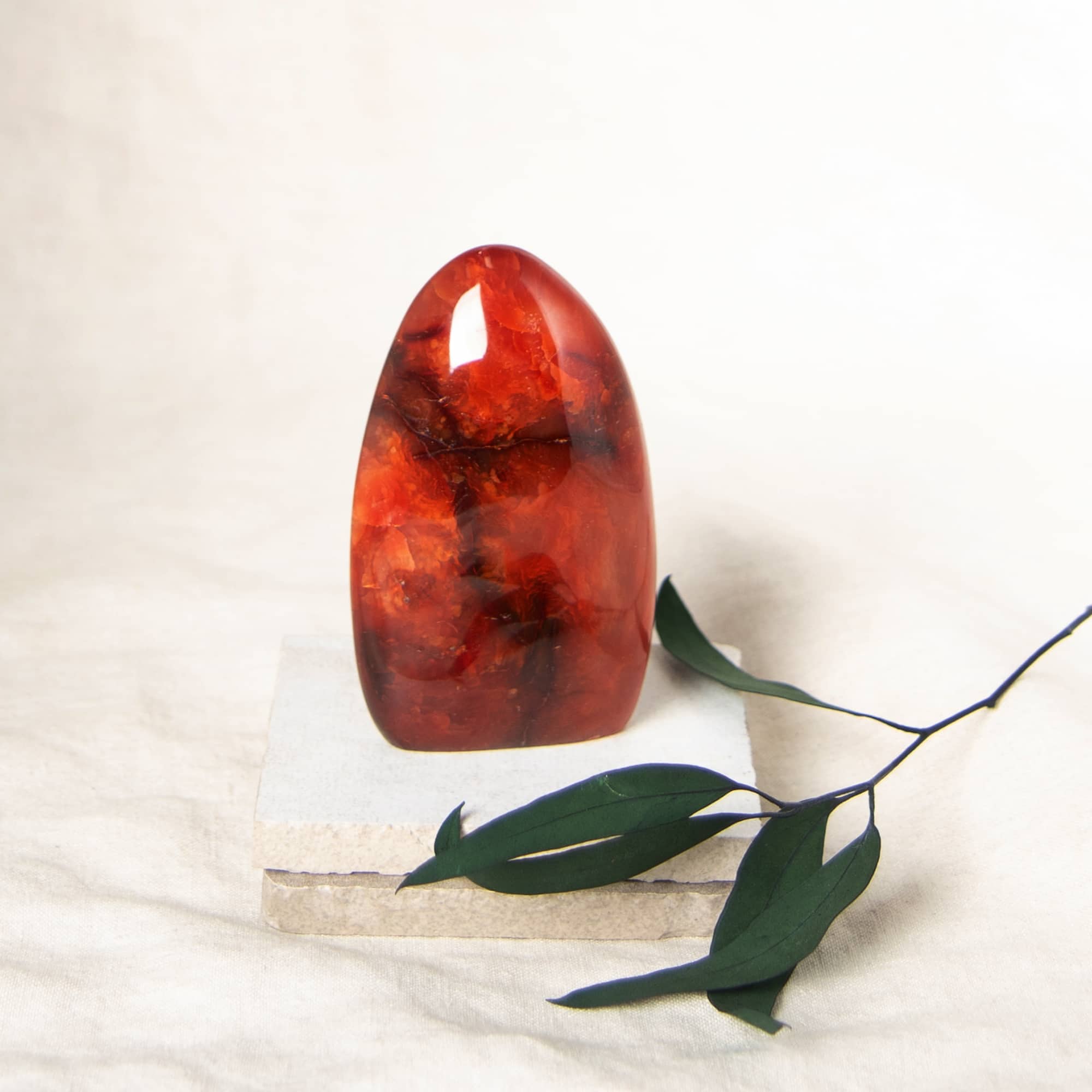 Carnelian Freeform Crystals - 1 of a Kind