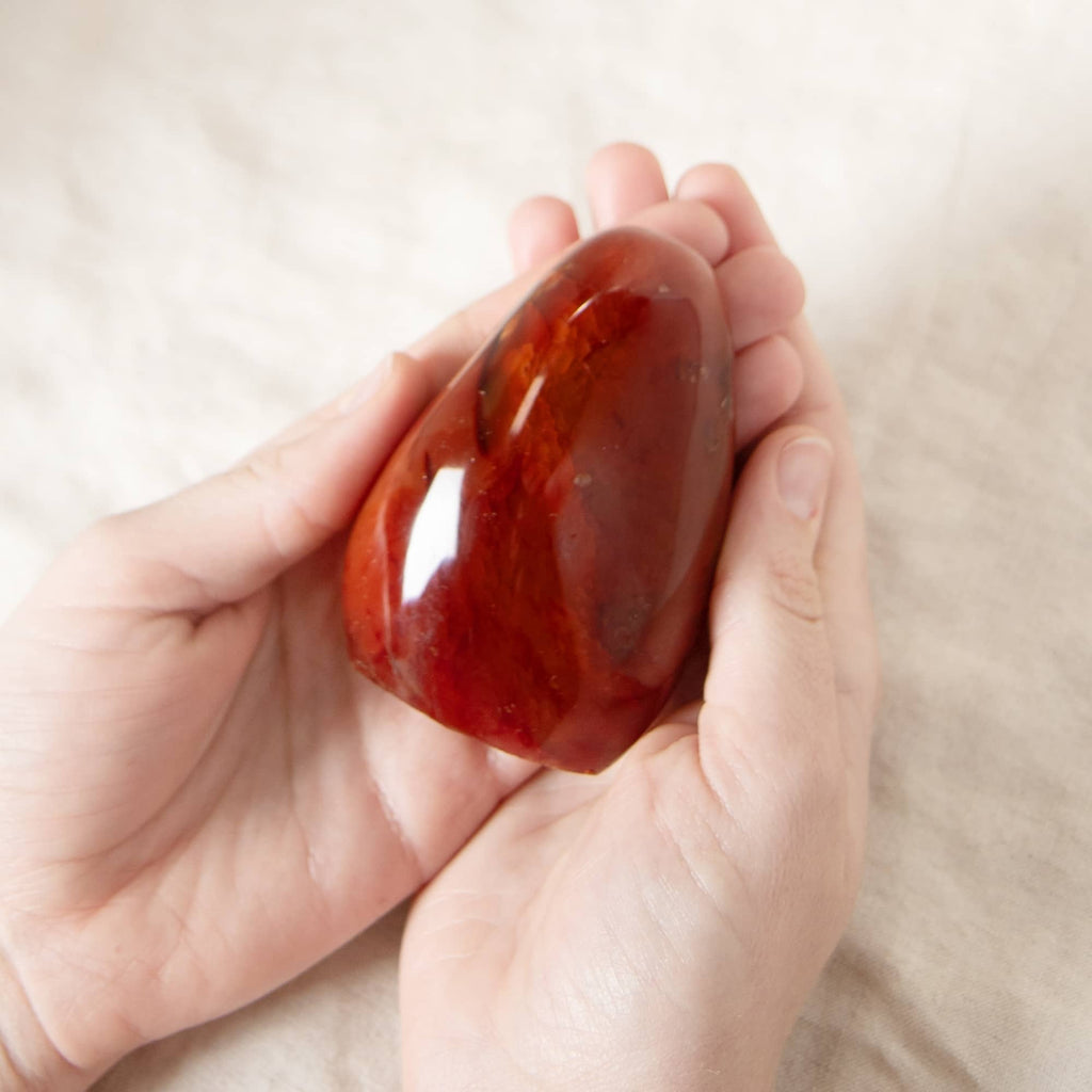 Carnelian Freeform Crystals - 1 of a Kind