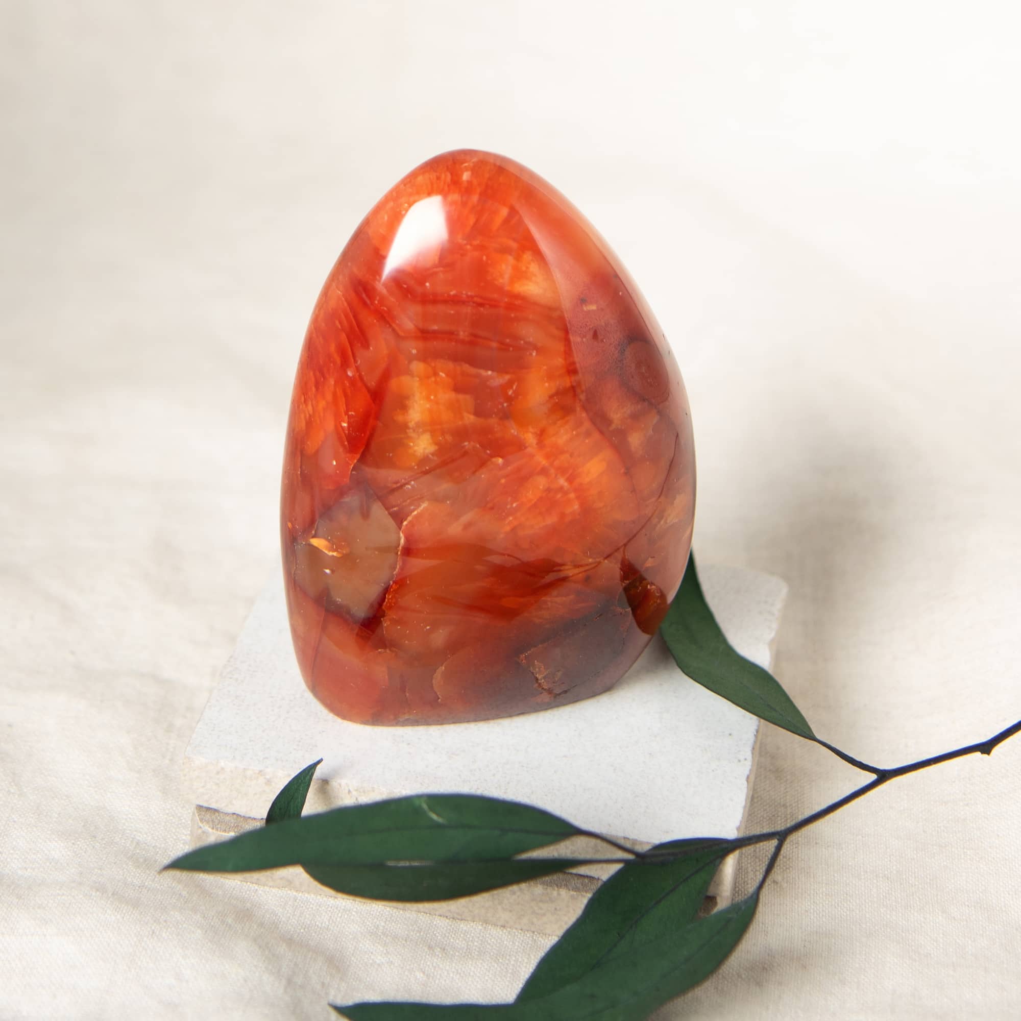 Carnelian Freeform Crystals - 1 of a Kind