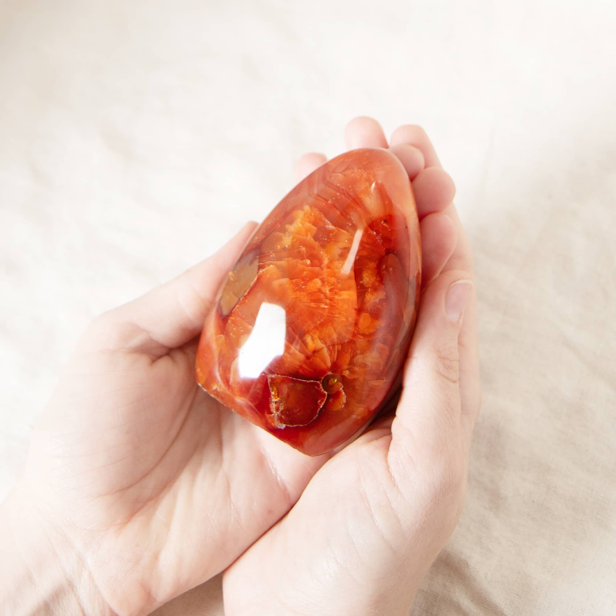 Carnelian Freeform Crystals - 1 of a Kind